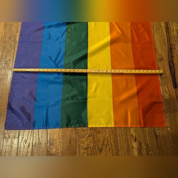 Rainbow Pride Flag Large 3 'x 5' - Picture 3 of 4